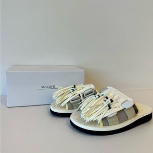 Suicoke Hoto-Cab Beaded Fringe Slides